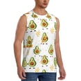thumbnail image 2 of Balery Lovely Avocado Camisetas sin mangas para hombre, absorbe la humedad y protege contra el mal olor.-Medium, 2 of 7