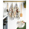 thumbnail image 3 of Flour Sack Kitchen Towels - Set of 2 Spring Dish Towels with Hanging Loop 18x26 Inch Absorbent Reusable Cotton Cloths for Cleaning Cute Design Home Decorative Housewarming, Vintage Flower, 3 of 3