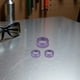 thumbnail image 4 of unbranded 3Ud Cubierta Para Botón De Aire Acondicionado En Aluminio Morado Resistente, 4 of 7