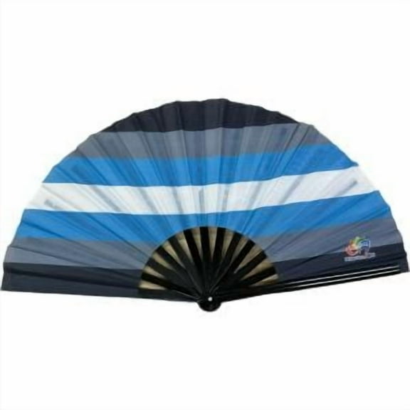 LGBTQIA  Demiboy Pride Large Bamboo Clacking Dance Fan