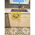 thumbnail image 2 of Carolines Treasures BB7190KTWL Cauliflower on Basketweave Kitchen Towel 15 X 28" multicolor, 2 of 4