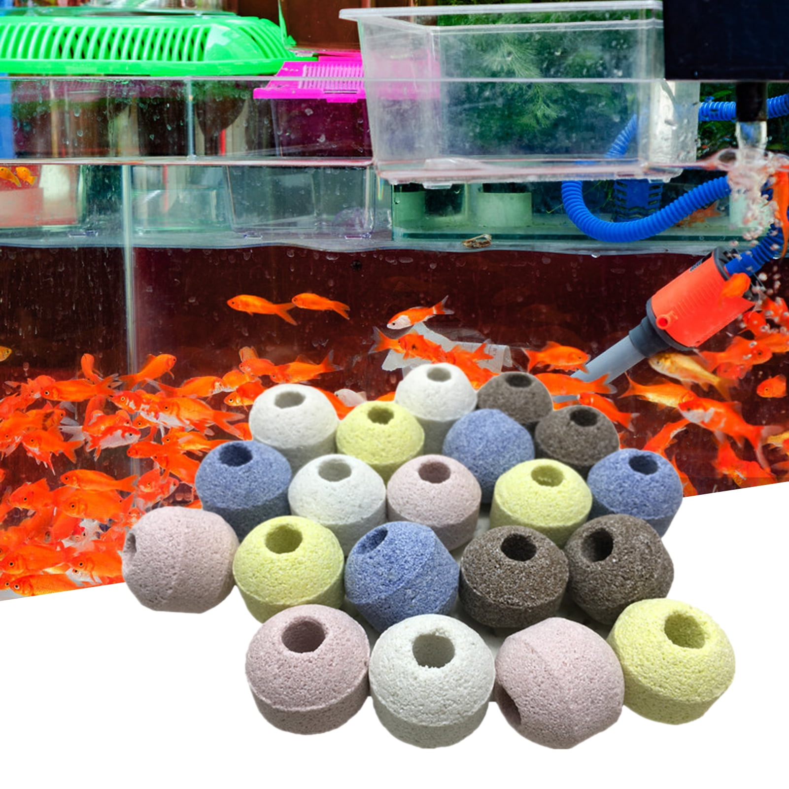 Archer Bio Balls Water Purification Stabilize the PH Ceramic Aquarium