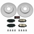 thumbnail image 2 of PowerStop Rear Geomet Coated Brake Rotor and Pad Kit Fits: CHRYSLER DODGE VOLKSWAGEN Select Models CRK5961, 2 of 5