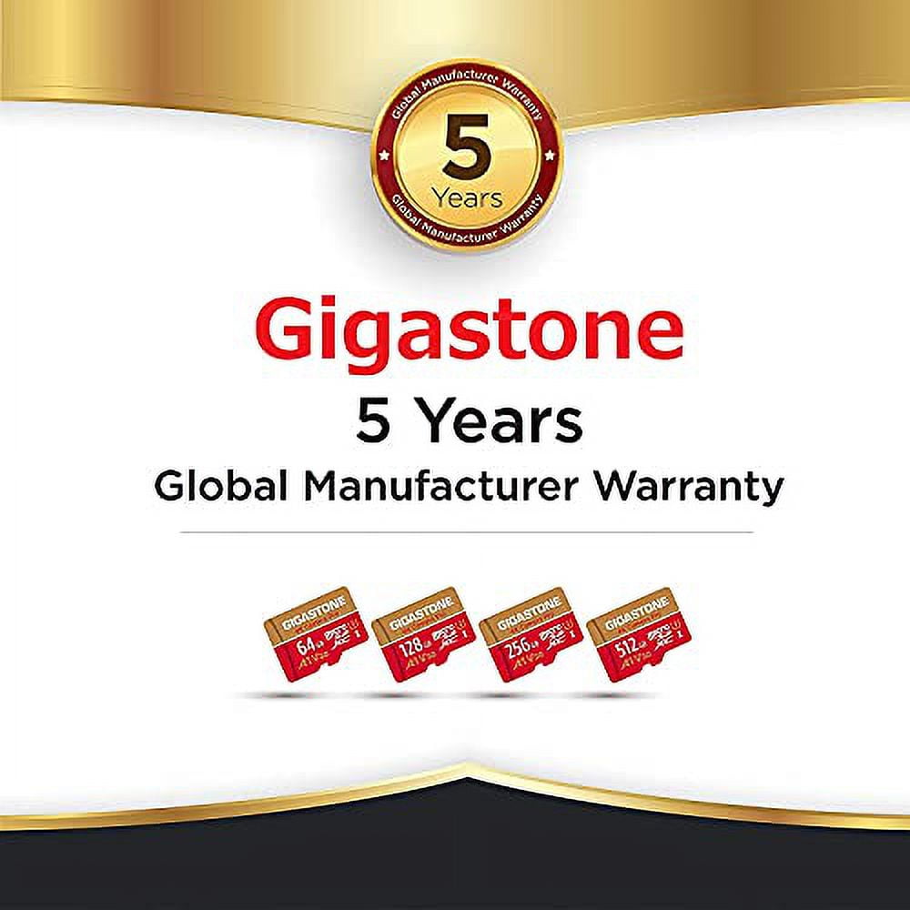 GIGASTONE 128 GB Micro-SD-Karte 2er-Pack – Hohe Geschwindigkeit Für Dashcams & Action-Kameras