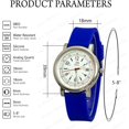 thumbnail image 2 of Blekon Original Nurse Watch - Medical Scrub Colors, Detailed Dial w/Pulsometer - Easy Read Dial w/Date Indicator, Second Hand, Water Resistant Watch, 2 of 7