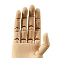 thumbnail image 6 of yotijay Flexible Wooden Hand Model, Wooden Hand, Mannequin, Right Hand, Art, Sketching, Large, 6 of 9