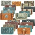 thumbnail image 4 of American West Ladies' Tri-Fold Wallets Handcrafted Leather, 4 of 6