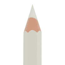 Jerry's Artarama Jumbo Jet Charcoal Pencil, 5.5mm Lead - Durable, Oversized Pencil for Sketching, Outlines & Technical Drawing, Perfect for Kindergarten & Art Enthusiasts - White