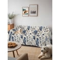 thumbnail image 6 of Blue Gray Spring Floral Couch Cover Sofa Covers 3 Cushion Sectional Couch, Vintage Botanical Washable Sofa Covers Slipcover Sectional Sofa Cover, Furniture Protector 71"x150", 6 of 9