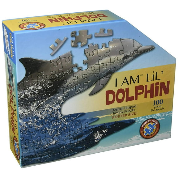Madd Capp Puzzle Jr. - I Am Lil Dolphin 100 Piece Puzzle