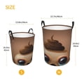 thumbnail image 2 of Lsque The Binding of Isaac pattern Laundry Hamper Basket, Tall Woven Rope Hamper Basket for Clothes, Lightweight Storage Basket, Collapsible Waterproof-Medium, 2 of 8