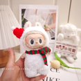 thumbnail image 5 of Muñeca Labubu de alta calidad, solo ropa de moda, figura modelo, muñeca, ropa pequeña, sudadera con capucha a juego de colores, adorno, lindo regalo de Navidad, 5 of 5