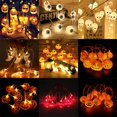 thumbnail image 2 of 150cm 10LED Halloween LED Cadena De Luces Portátiles Calabaza Fantasma Esqueletos Para El Hogar Bar Fiesta Decoración Suministros 2022, 2 of 4