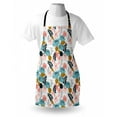 thumbnail image 4 of Botanical Apron, Paintbrush Pastel Style Flowering Plants Bouquets Calendula Chamomile Pattern, Unisex Kitchen Bib with Adjustable Neck for Cooking Gardening, Adult Size, Multicolor, by Ambesonne, 4 of 4