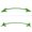 Painted #GY30P Energy Green Pearl, variant on Ikon Motorsports Compatible with 16-20 Honda Civic 10th Gen X Coupe 2Dr T-R Unpainted Trunk Spoiler - ABS