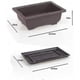 thumbnail image 2 of Juego de 6 macetas de entrenamiento para bonsái con bandeja, maceta cuadrada de plástico, maceta para plantas suculentas para jardín, sala de estar esquí esquí Gafas de esquí, 2 of 5