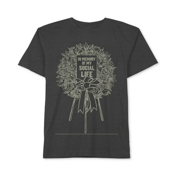 Delta Apparel T-Shirt Graphique pour Homme, Gris, Moyen