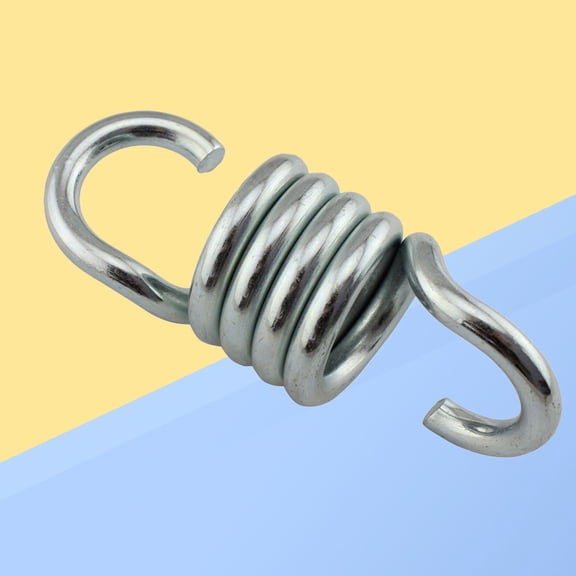 Porch Swing Spring Hook Heavy Duty Stainless Steel Hammock Chair Dual Spring Hook Hanger Basket Chairs for Patio 6. 7mm