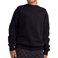 thumbnail image 5 of Hanes Youth Sweatshirt ComfortBlend EcoSmart | 7.8oz Fleece Crewneck Soft Sweatshirt, Size XL Pack 6, Black Kids Sweaters, 5 of 6