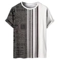 thumbnail image 2 of Funny Graphic T Shirts for Men Lightweight Slim Fit Round Neck Streetwear Tee 4xl Athletic Fit Plain & Logo Basic T-Shirt for Men, 2 of 4