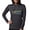 Heather Gray, variant on - Live Green Vote Blue Long Sleeve T Shirt - Womens Hooded Shirt