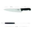thumbnail image 5 of Cuchillo Chef para Trinchar de 25cm Fibrox - Victorinox negro Victorinox 5.2003.25, 5 of 5