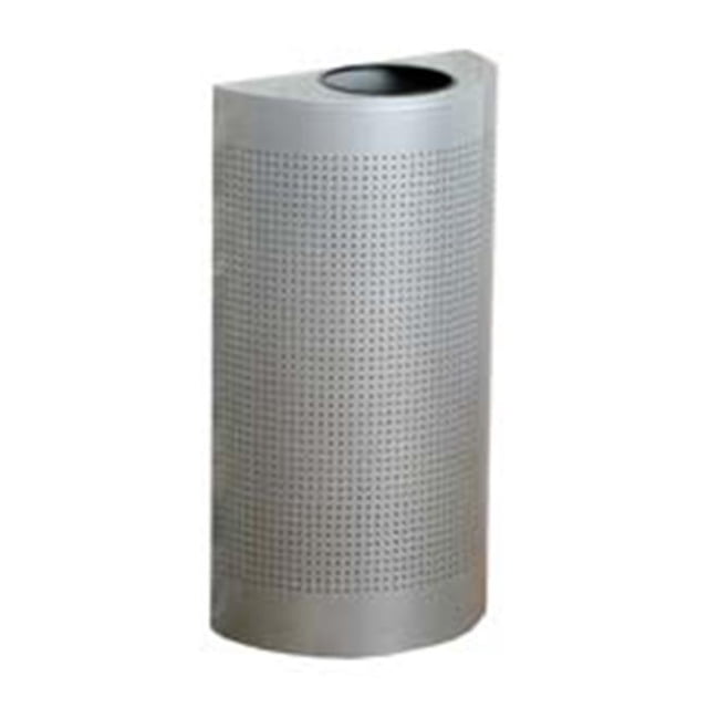 Open Top Half Round Waste Can