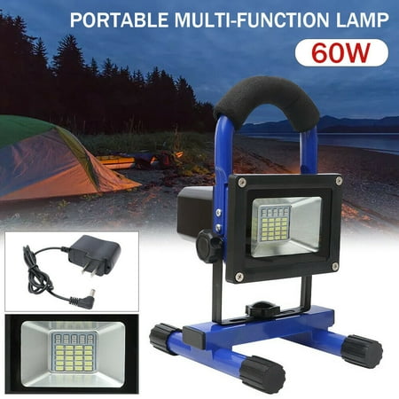 

60W Rechargeable LED Work Light Portable Cordless Spotlight Flood Lamp 8000LM