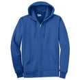 thumbnail image 5 of Port & Company Tall Full Zip Hooded Sweatshirt (PC90ZHT) Royal Blue, 2XLT, 5 of 5