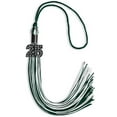 thumbnail image 3 of Endea Graduation Hunter Green/White Mixed Color Graduation Tassel with Black Date Drop, 3 of 10