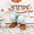 thumbnail image 4 of Chandails de Noël Bébé Enfant Mignon Manches Longues Pull Chaud Automne Hiver Sweatshirts, 4 of 7