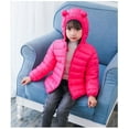 thumbnail image 4 of Ougyinr 6M-5Y Baby Boys Girls Winter Coats Toddler Bear Hoods Down Jacket Infant Kids Light Puffer Padded Outwear, 4 of 9