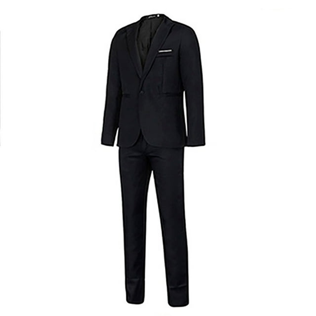 CEHVOM Men's Fashion Suit Jacket + Suit Pants Two-piece Suit