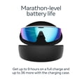 thumbnail image 5 of Oakley Meta Vanguard, White, Prizm™ Sapphire Lenses | Smart AI Glasses, Camera, Audio, Video, 5 of 7