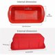 thumbnail image 2 of 3 Pack Bread Pan Loaf Pan Silicone Molds for Baking Silicone Bread Loaf Pan for Homemade Cakes, Brea, 2 of 5