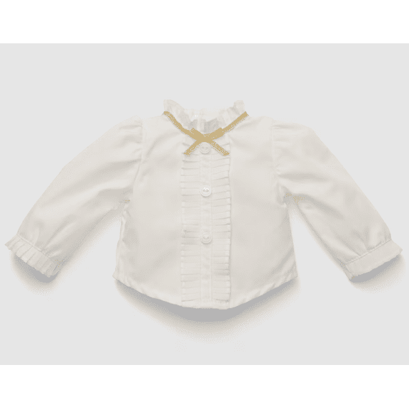 American Girl X Janie and Jack Ruffles and Ribbon Blouse for 18 inch Dolls