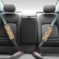 thumbnail image 2 of Chririnla Flowers Pattern Car Seat Belt Pads 2 Pack Seat Belt Shoulder Pad Waterproof Quick Magic Tape Suitable for Vehicle SUV, 2 of 8