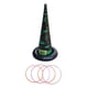thumbnail image 1 of Juego de 5 piezas de lanzamiento de anillos de Halloween, decoraciones de Halloween, juguete interactivo para padres e hijos Verde, 1 of 9