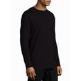 thumbnail image 2 of Hanes 4.5 oz. 100% Ringspun Cotton nano-T Long-Sleeve T-Shirt (498L) Black, M, 2 of 5