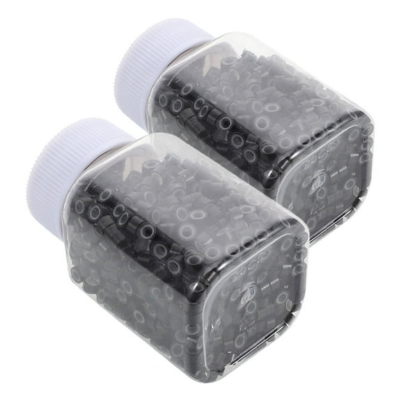 DRAFIDEEP 2000pcs Silicone Hair Beads for Braids, Hair Extensions, Braiding Accessories for Styling