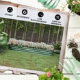 thumbnail image 6 of Outsunny Galvanized Raised Garden Bed Kit, Metal Planter Box with Safety Edging, 76.75" x 24.5" x 11.75", Green, 6 of 9