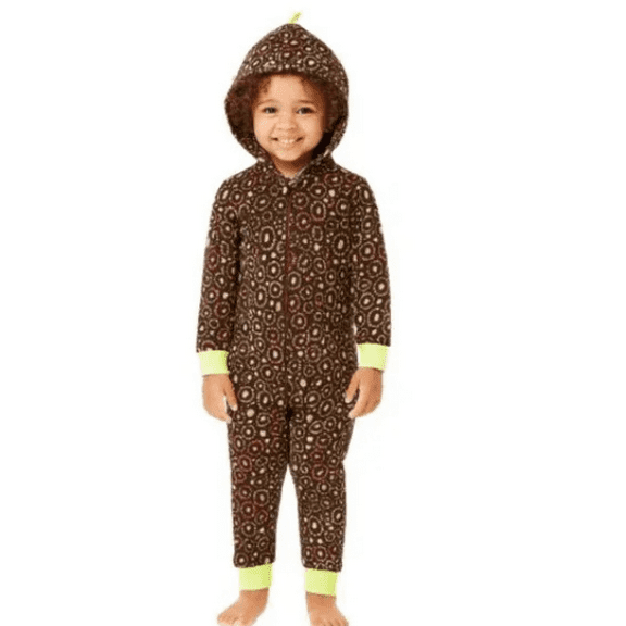 Unisex Size S (6/7) Long Sleeve One Piece Dino Dinosaur Union Suit
