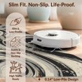 thumbnail image 6 of Design&I 8'x10' Washable Area Rug Snag-Free Large Under Painterly Splash Marbled Motion Pile Covering for Dining Room, Large Office, Lounge, 6 of 7