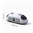thumbnail image 3 of Feledorashia Pull Back Train Toy, Inertia Vehicle Toy, 5.3 Inch Two Way Transit Vehicle for Kids Racing Pretend Scenes Classroom Rewards and Portable Play, Plastic Body with Battery Free Motion, 3 of 6