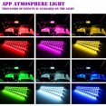 thumbnail image 3 of Decorativa de La Atmósfera de Del RGB Del Estilo Del Coche 4pcs con Remoto Sunnimix Coche RGB Strip Light, 3 of 6