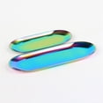 thumbnail image 3 of 1PCS Stainless Steel Tray Stainless Steel Fine Workmanship Size Delicate Tones Preferred Material Dinner Plate Food Plate 06 Color Large, 3 of 6
