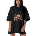 thumbnail image 3 of Women T Shirts and Men T shirt Oversized Shirts Cool Graphic Tees for Men Vintage Streetwear Sweat Casual Shirt 2XL, 3 of 5