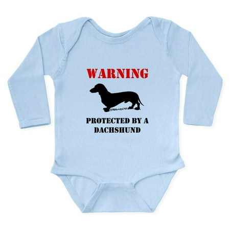 

CafePress - Protected By A Dachshund Body Suit - Long Sleeve Infant Bodysuit