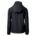thumbnail image 3 of Women's Cutter & Buck  Black Northwestern Wildcats Charter Eco Recycled Full-Zip Jacket, 3 of 3