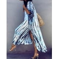 thumbnail image 5 of Robe de Plage Imprimée pour Femmes à Manches Courtes Grande Taille, 5 of 5